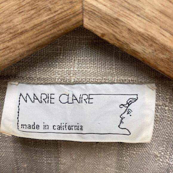 Vintage Striped Double Breasted Blazer Large - Picture 2 of 6